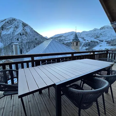 아파트 Sublime Duplex De Gamme Neuf Avec Sauna - 10 Personnes Saint-Sorlin-dʼArves